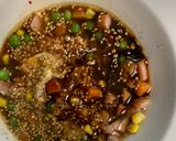 全てレンジ簡単キムチ焼きそば味炒飯弁当作り方5写真