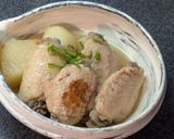 鶏の旨味が◎手羽中と大根の煮物作り方7写真