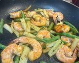 彩り鮮やか♪エビと野菜のカレー風味作り方9写真