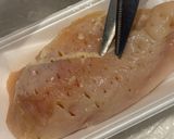 鶏むね肉で♩うま辛スパイシーチキン作り方1写真