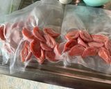 柔らかい物を潰れず真空冷凍する方法作り方2写真