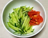 きゅうりと鶏むね肉の甜麺醤炒め作り方3写真