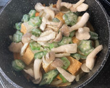 さば味噌煮缶詰と厚揚げの煮物作り方3写真