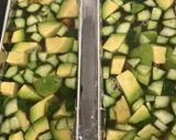 野菜のテリーヌ　キュウリ＆トマト&アボカド作り方4写真