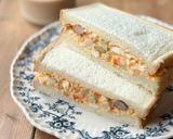 我が家の定番!たまごサンドイッチ/豆入り作り方4写真