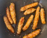 簡単♪ぶなクイーンの肉巻き／照り焼き作り方5写真