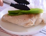 香味旨だれで食すレンチン蒸し鶏作り方4写真
