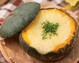銅鍋てふてふ　丸ごとかぼちゃのグラタン作り方14写真