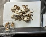 大根の皮ときのこのオリーブオイル漬け作り方1写真