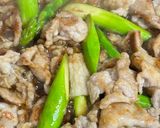 アスパラと豚肉の甘辛炒め🍚作り方5写真