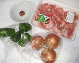 豚肉の梅干し炒め♪簡単レシピ梅肉あえ作り方1写真