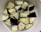 茄子椎茸さっぱり梅レモン洋風八宝回鍋肉風作り方5写真