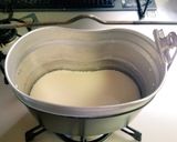 飯盒(はんごう)で豆乳鍋作り方1写真