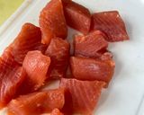 鮭のザンギ（唐揚げ）作り方1写真