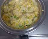 枝豆とトウモロコシの卵の和風スープ作り方2写真