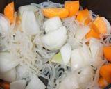 里芋で肉じゃが作り方1写真