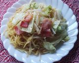 キャベツとベーコンの塩焼きそば♪作り方2写真