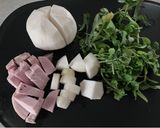 春の七草とかぶのホットサラダ作り方1写真