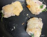 ササミのチーズと三つ葉ロール☘️作り方5写真