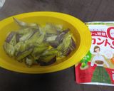 カット野菜とサツマイモのシンプルサラダ作り方3写真