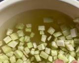 【お米入りポタージュ❺茄子とバジル】作り方1写真