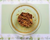 簡単昼食・今日の夕飯挽肉豆乳坦坦麺うどん作り方4写真