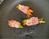 ベーコン巻き野菜ロール(お弁当用)作り方5写真