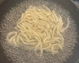 キャベツとツナ缶の焼きうどん作り方1写真