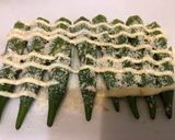 トースター４分！オクラのパン粉焼き作り方1写真