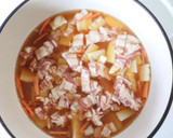 簡単手軽【筍と豚肉の白だし炊き込みご飯】作り方2写真
