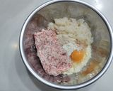 お豆腐入りハンバーグ作り方3写真