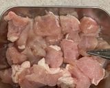 鶏むね肉とかぼちゃのクリーム煮♪作り方1写真