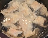 餃子の皮で♪海老と鶏ひき肉のつるんと水餃子作り方4写真