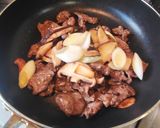 しいたけと牛肉のオイスターソース炒め作り方5写真