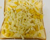 冷凍食パンでコーンチーズトースト作り方3写真