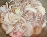 圧力鍋でお肉柔らか牛丼作り方2写真