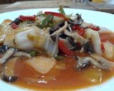 白菜とキノコの真鱈甘酢仕立て作り方10写真