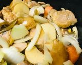 こくまろ出汁カレー●チキンたまごカレー作り方2写真