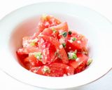 簡単に一品【トマトのごま塩麹和え】作り方4写真