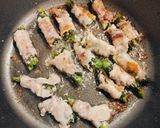 豚バラ肉の大葉チーズのししとう巻き作り方8写真