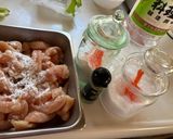キャベツ、鶏胸肉、梅干し、蒸し炒め作り方2写真