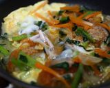 野菜たっぷり沖縄カツ丼作り方15写真