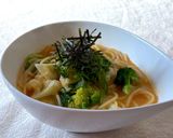 市販のソースに水をたすだけ!スープパスタ作り方7写真
