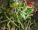 水菜のサラダ作り方4写真