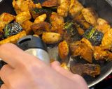 鶏肉とかぼちゃのしょう油炒め作り方12写真