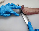 魚の皮引きと刺身のおろし方 魚市場直伝作り方1写真