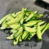 【和えるだけ】水菜カニカママヨポンサラダ作り方2写真