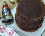米粉deチョコ生地のチョコバナナクレープ作り方5写真