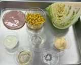 キャベツとハムのサラダ作り方1写真