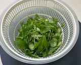 【簡単朝食】水菜のツナホットサンド作り方2写真